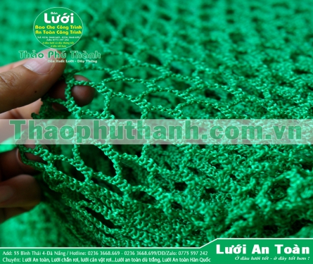 Lưới An Toàn Hàn Quốc Khổ 3mx50m Giá Tốt Màu Xanh Lá