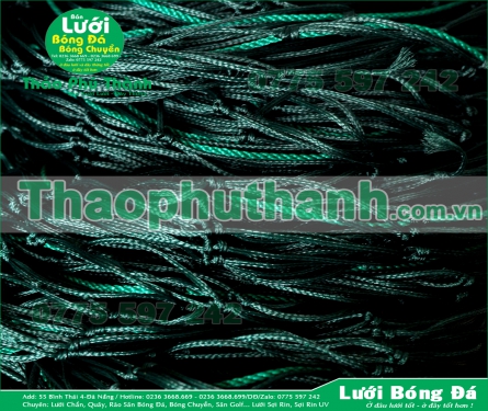 Lưới bao quây sân bóng đá TPE cao cấp nhiều kích thước