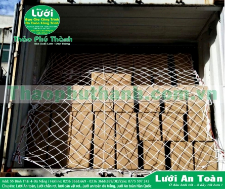 Lưới Chắn Thùng Container 2,4m x 2,6m -Lưới Chắn Hàng Hóa Cửa Container Xuất Khẩu