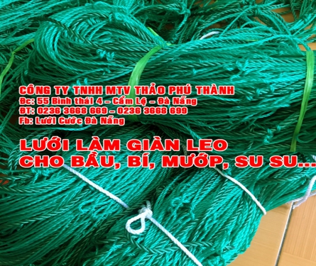 Lưới Làm Giàn Leo cho Bầu, Bí, Mướp, Su Su, Cây Cảnh nhiều kích thước